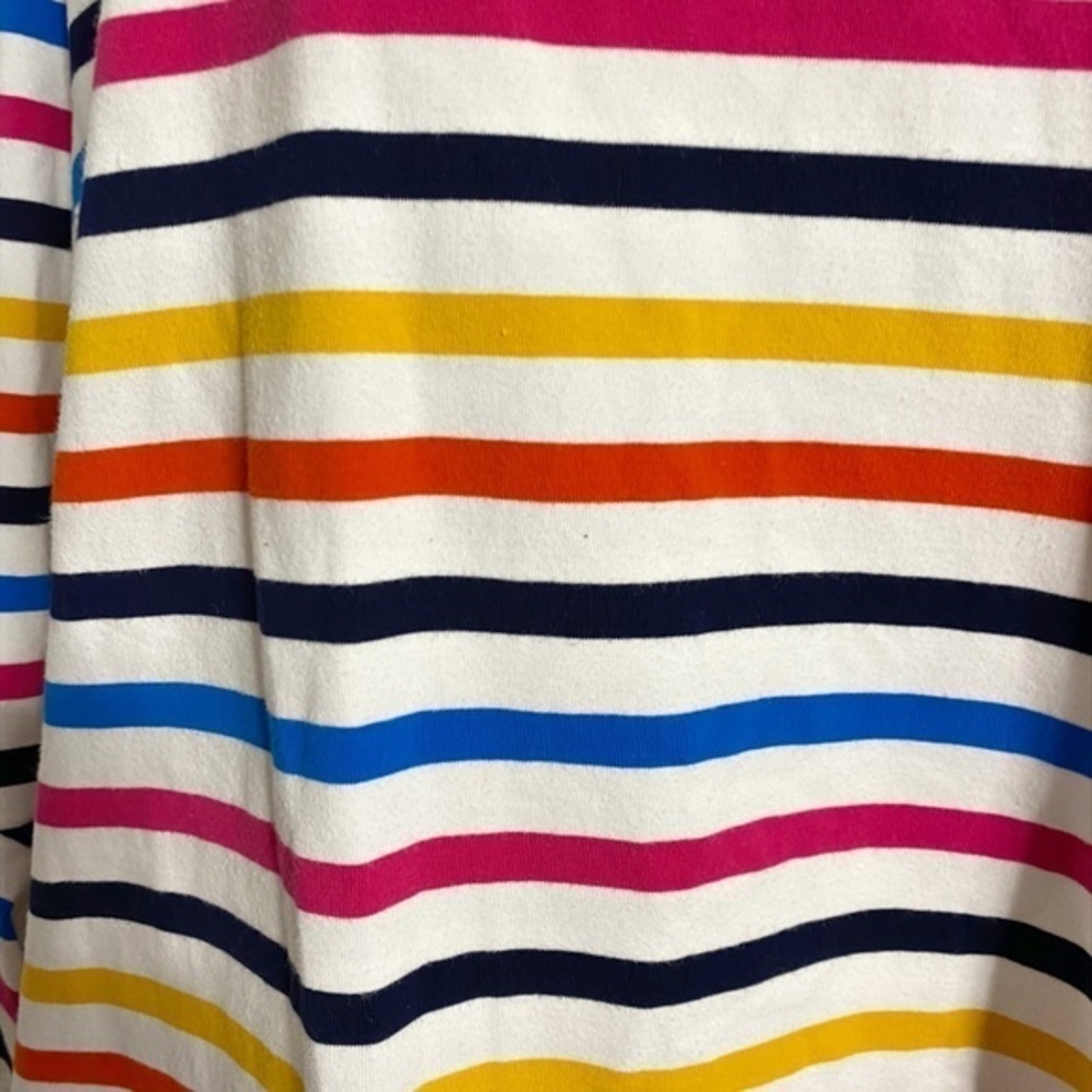 KIM‎ ROGERS STRIPED 3/4 RUFFLE Bell Sleeve Top - Picture 9 of 11